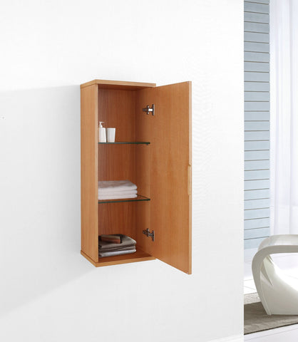 Image of Virtu USA Burrell 14" Linen Cabinet in Chestnut ESC-441-ES