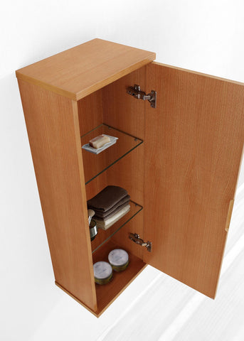 Image of Virtu USA Burrell 14" Linen Cabinet in Chestnut ESC-441-ES