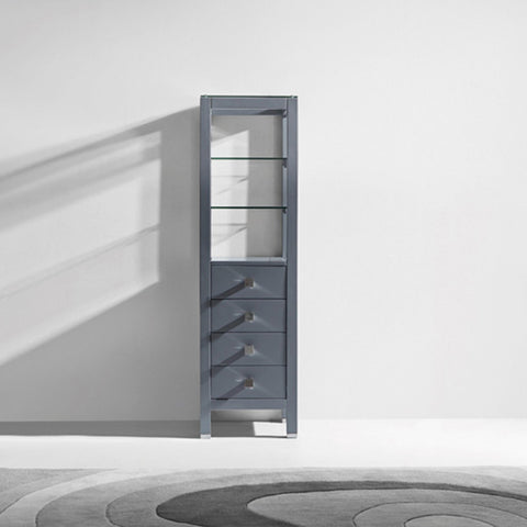 Image of Virtu USA Cailey 16" Linen Cabinet in Espresso MDC-489-ES