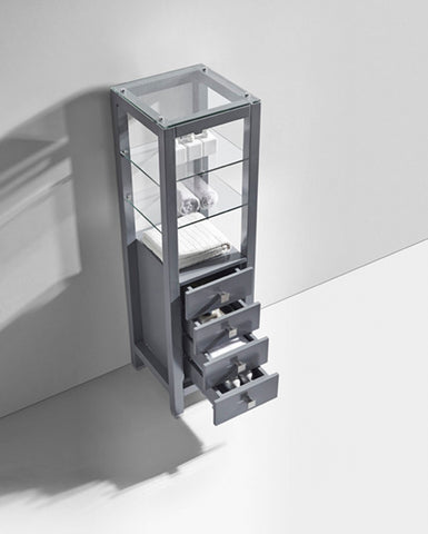 Image of Virtu USA Cailey 16" Linen Cabinet in Espresso MDC-489-ES