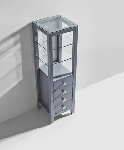 Image of Virtu USA Cailey 16" Linen Cabinet in Espresso MDC-489-ES