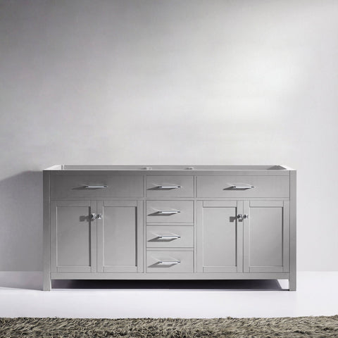 Image of Virtu USA Caroline 72" Cabinet Only MD-2072-CAB-CG