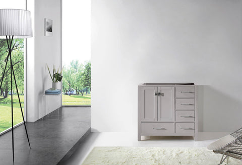 Image of Virtu USA Caroline Avenue 36" Cabinet Only GS-50036-CAB-CG