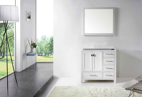 Image of Virtu USA Caroline Avenue 36" Cabinet Only GS-50036-CAB-CG