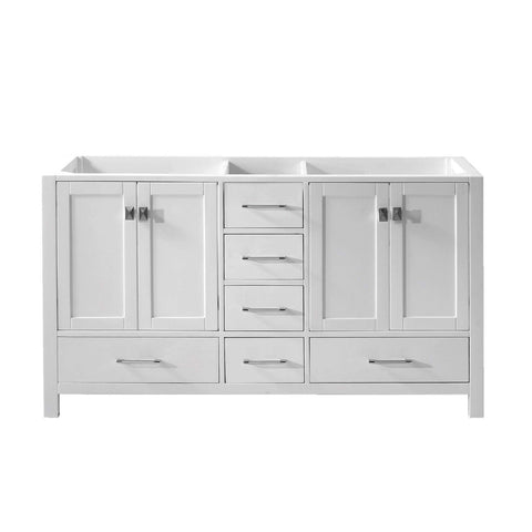 Image of Virtu USA Caroline Avenue 60" Cabinet Only GD-50060-CAB-WH