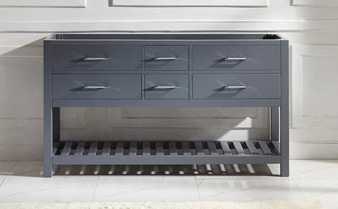 Image of Virtu USA Caroline Estate 60" Cabinet Only MD-2260-CAB-ES