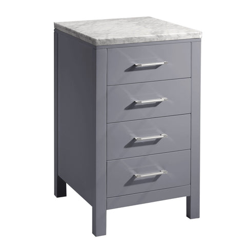 Image of Virtu USA Caroline Parkway 20" Side Cabinet MDC-2120-WM-GR