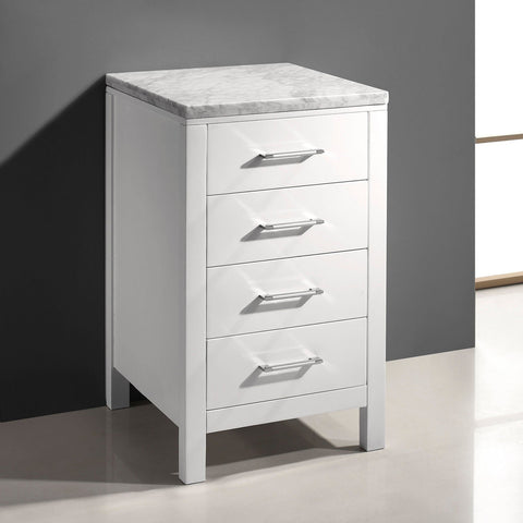 Image of Virtu USA Caroline Parkway 20" Side Cabinet MDC-2120-WM-GR