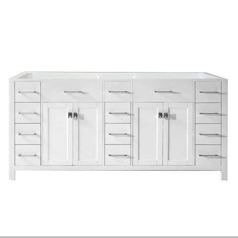 Image of Virtu USA Caroline Parkway 72" Cabinet Only MD-2172-CAB-WH