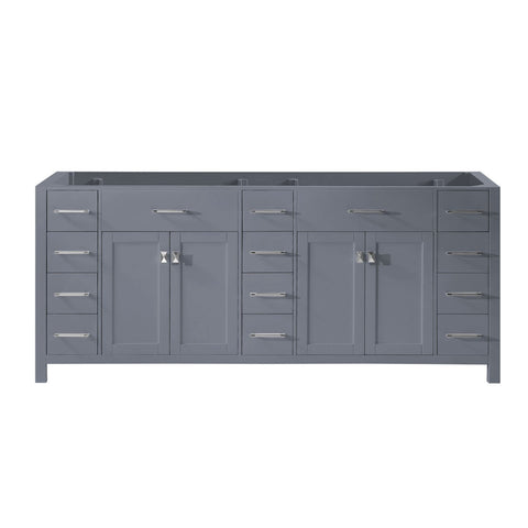 Image of Virtu USA Caroline Parkway 78" Cabinet Only MD-2178-CAB-GR