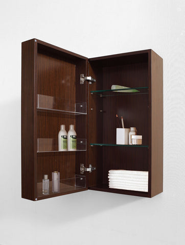Image of Virtu USA Carvell 16" Linen Cabinet in Chestnut ESC-342-ES