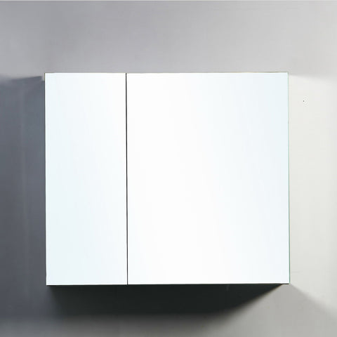 Image of Virtu USA Confiant Medicine Cabinet in Mirror JMC-67620