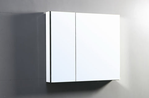 Image of Virtu USA Confiant Medicine Cabinet in Mirror JMC-67620