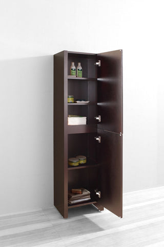Image of Virtu USA Delano 16" Linen Cabinet in Espresso ESC-261-ES