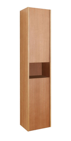 Image of Virtu USA Delmore 12" Linen Cabinet in Chestnut ESC-621-ES