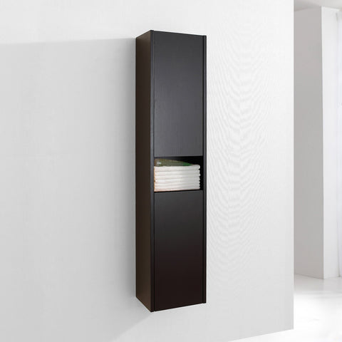 Image of Virtu USA Delmore 12" Linen Cabinet in Chestnut ESC-621-ES