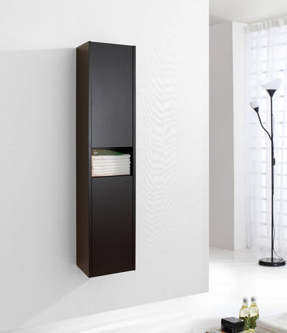 Image of Virtu USA Delmore 12" Linen Cabinet in Chestnut ESC-621-ES