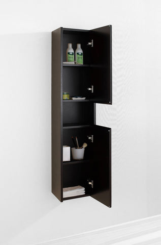 Image of Virtu USA Delmore 12" Linen Cabinet in Chestnut ESC-621-ES