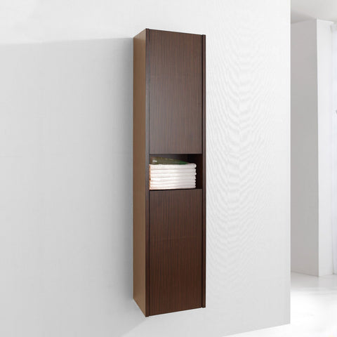 Image of Virtu USA Delmore 12" Linen Cabinet in Chestnut ESC-621-ES