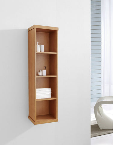 Image of Virtu USA Hewitt 12" Linen Cabinet in Chestnut ESC-504-ES