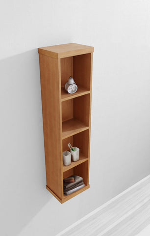 Image of Virtu USA Hewitt 12" Linen Cabinet in Chestnut ESC-504-ES