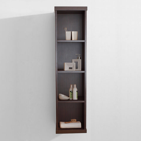 Image of Virtu USA Hewitt 12" Linen Cabinet in Chestnut ESC-504-ES