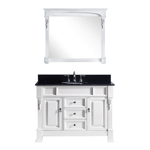 Image of Virtu USA Huntshire 48" Single Bathroom Vanity GS-4048-BGRO-WH