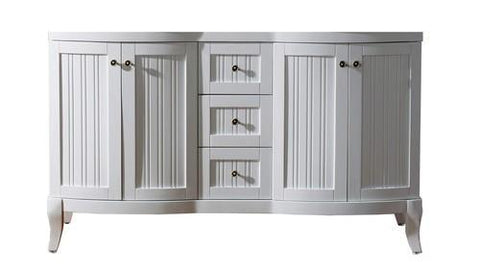 Image of Virtu USA Khaleesi 60" Cabinet Only ED-52060-CAB-WH
