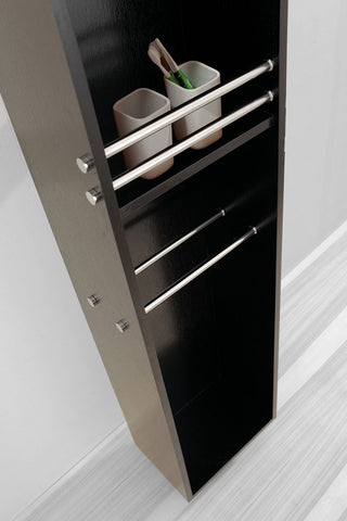 Image of Virtu USA Marcel 14" Linen Cabinet in Chestnut ESC-711-ES