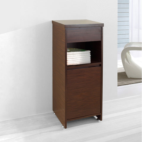 Image of Virtu USA Raynard 16" Linen Cabinet in Chestnut ESC-900-ES