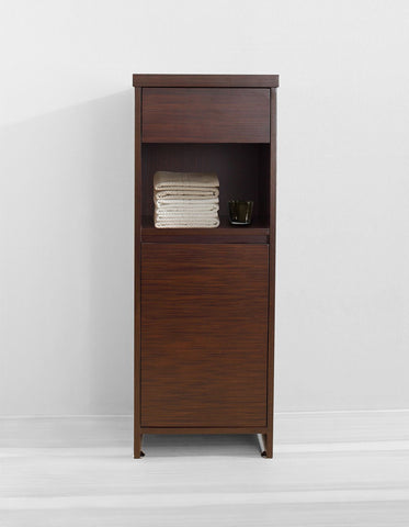 Image of Virtu USA Raynard 16" Linen Cabinet in Chestnut ESC-900-ES