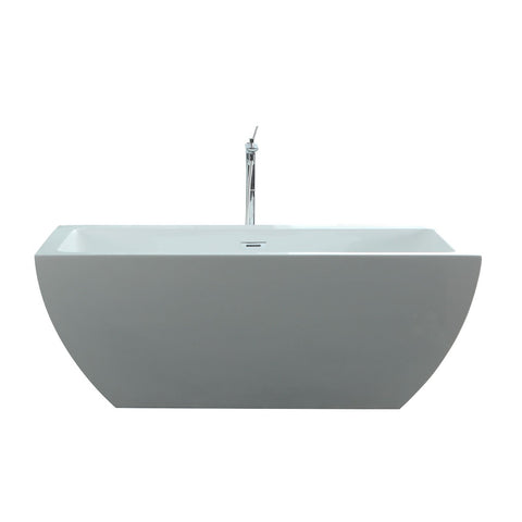 Image of Virtu USA Serenity 59" x 29.5" Freestanding Soaking Bathtub VTU-3659