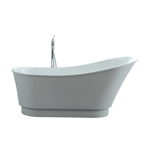 Image of Virtu USA Serenity 67" x 31.49" Freestanding Soaking Bathtub VTU-1467