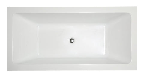 Image of Virtu USA Serenity 67" x 31.5" Freestanding Soaking Bathtub VTU-3667