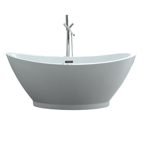 Image of Virtu USA Serenity 69" x 33.5" Freestanding Soaking Bathtub VTU-1769