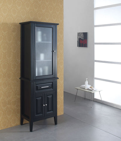 Image of Virtu USA Walton 24" Linen Cabinet MDC-5324-ES