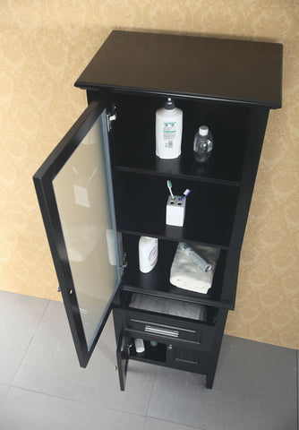 Image of Virtu USA Walton 24" Linen Cabinet MDC-5324-ES