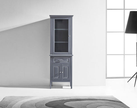 Image of Virtu USA Walton 24" Linen Cabinet MDC-5324-ES