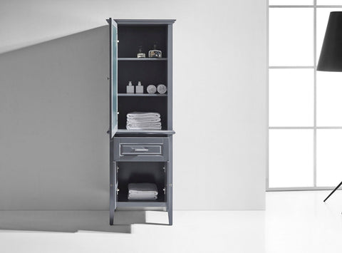 Image of Virtu USA Walton 24" Linen Cabinet MDC-5324-ES