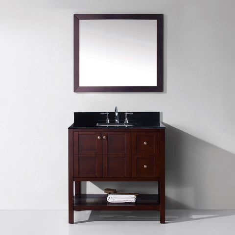 Image of Winterfell 36" Single Bathroom Vanity ES-30036-BGSQ-ES