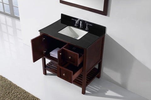 Image of Winterfell 36" Single Bathroom Vanity ES-30036-BGSQ-ES