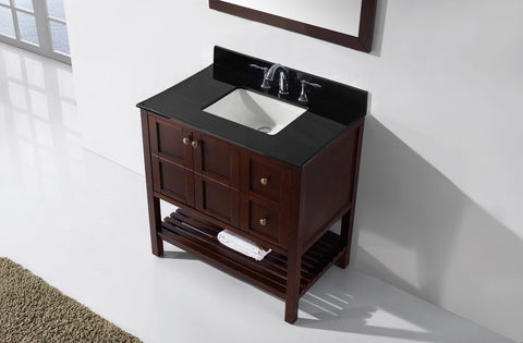Image of Winterfell 36" Single Bathroom Vanity ES-30036-BGSQ-ES