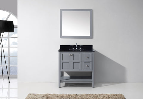 Image of Winterfell 36" Single Bathroom Vanity ES-30036-BGSQ-ES