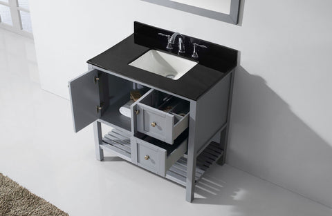 Image of Winterfell 36" Single Bathroom Vanity ES-30036-BGSQ-ES