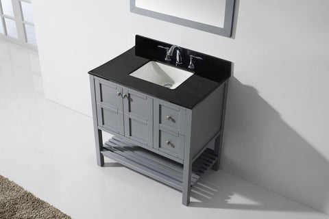 Image of Winterfell 36" Single Bathroom Vanity ES-30036-BGSQ-ES
