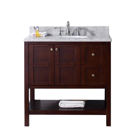 Image of Winterfell 36" Single Bathroom Vanity ES-30036-WMRO-ES