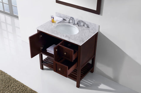 Image of Winterfell 36" Single Bathroom Vanity ES-30036-WMRO-ES