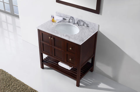 Image of Winterfell 36" Single Bathroom Vanity ES-30036-WMRO-ES