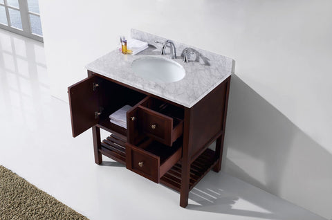 Image of Winterfell 36" Single Bathroom Vanity ES-30036-WMRO-ES