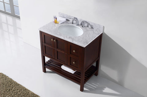 Image of Winterfell 36" Single Bathroom Vanity ES-30036-WMRO-ES
